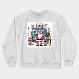 Santa Claus & Cyberpunk 6 Crewneck Sweatshirt